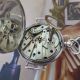Massiv Silberne Armbanduhr C.  Mathey N.  Tissot,  Art Nouveaux Jugendstildesign Armbanduhren Bild 6