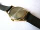 Herrenuhr Berg Handaufzug,  Gold,  Mechanisch,  17 Rubis,  Incabloc,  1950er Jahre Armbanduhren Bild 1