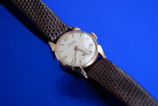Vintage Doxa Uhr 585 14kt Rose Gold Damenuhr 585er O.  750 Rotgold Golduhr 18kt Bild