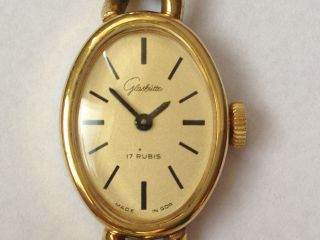 Orig Glashütte Armbanduhr Mechanische Damen Armbanduhr (vergoldet) Bild