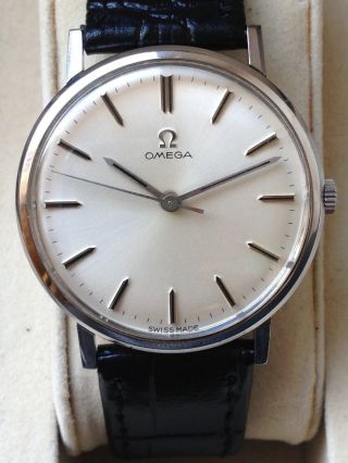 Omega Edelstahl Herren Mechanische Uhr - Cal.  601 Bild