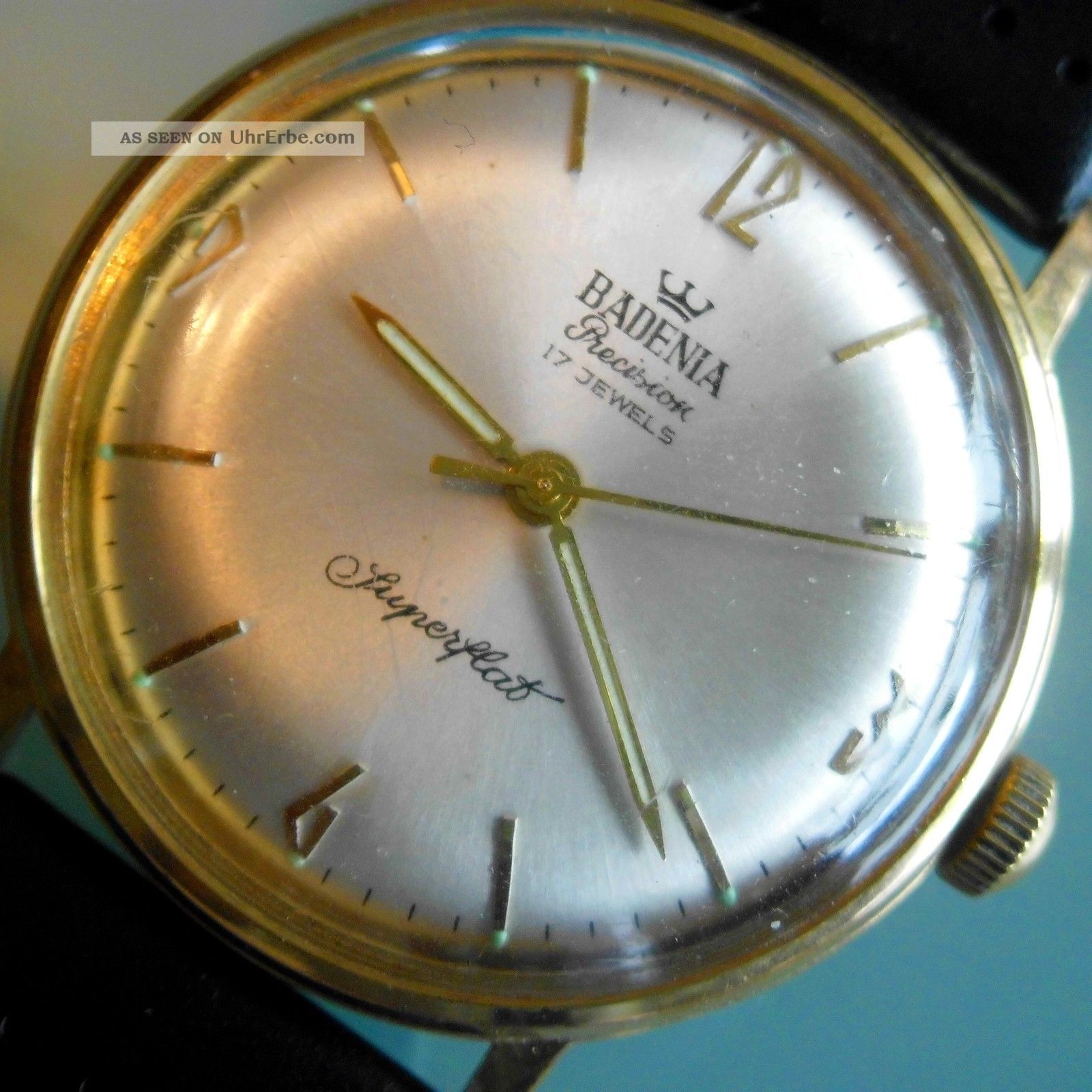 Alte Badenia Precision - Mechanisch - Handaufzug Armbanduhren Bild