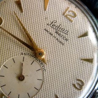 Alte Ledian Watch - Swiss - Handaufzug - Mechanisch - Sammler Uhr Bild