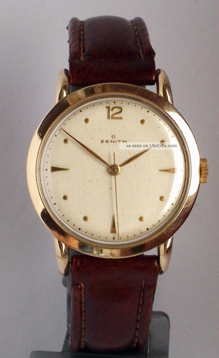 Big Vintage Zenith Herrenuhr Men´s Watch Service 2014 Armbanduhren Bild