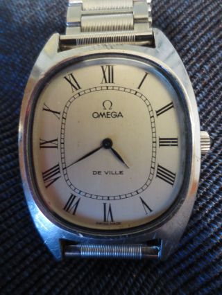 Omega De Ville Edelstah - Klassisch - Elegant - Mit Gliederarmband - Handaufzug 1990 Bild