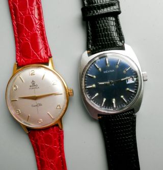 Kl.  Konvolut Uhren Emro,  Helma Swiss Werk - Handaufzug Bild