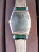 Armbanduhr Benrus Handaufzug 10 Karat Vergoldet–band Smaragdgrün Maurice Lacroix Armbanduhren Bild 2