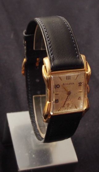 Armbanduhr Bulova,  Sammlerstück,  In Rechteck - Form Im Art Deco Design Bild