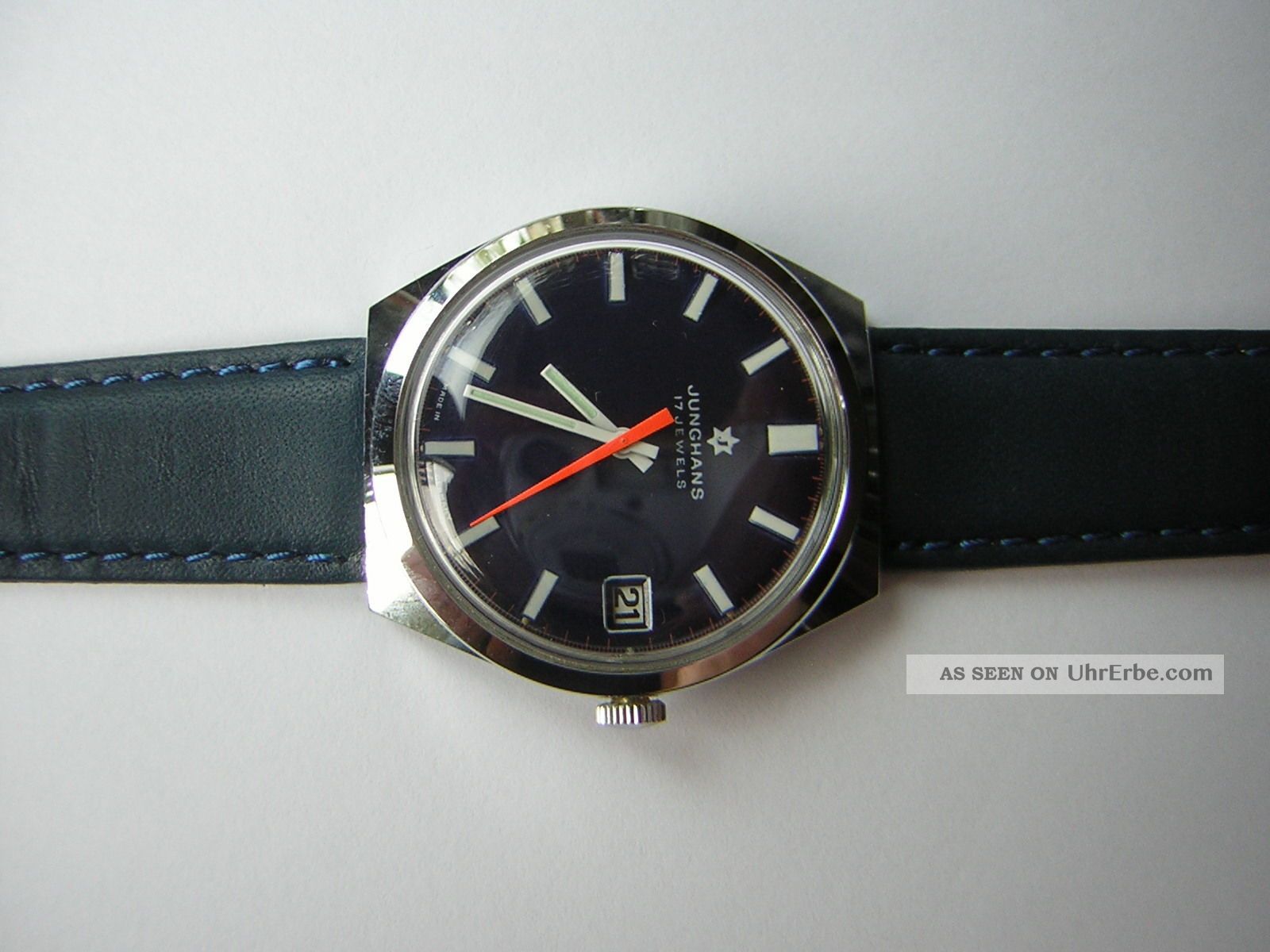 Junghans Herren Uhr Handaufzug Mechanisch Armbanduhren Bild