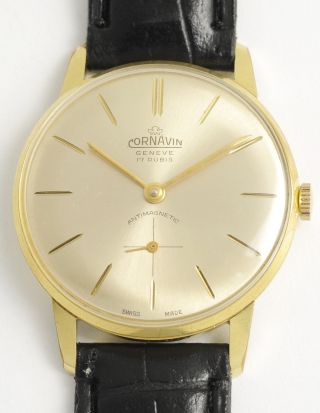 Cornavin Geneve Klassische,  Elegante Armbanduhr.  Top Swiss Made Vintage Watch. Bild