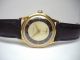 Junghans Goldene 50er Vintage Herrenuhr Mit Lederband J 93 Handaufzug Armbanduhren Bild 1
