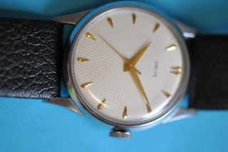 Orlys Schweizer Herrenuhr Old Stock Ungetragene Uhr Aus Den 60ern Bild