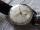 Omega Handaufzug Toller Alter Jumbo Ca.  38 Mm Kal.  265 Edelstahl Swiss Made Armbanduhren Bild 1