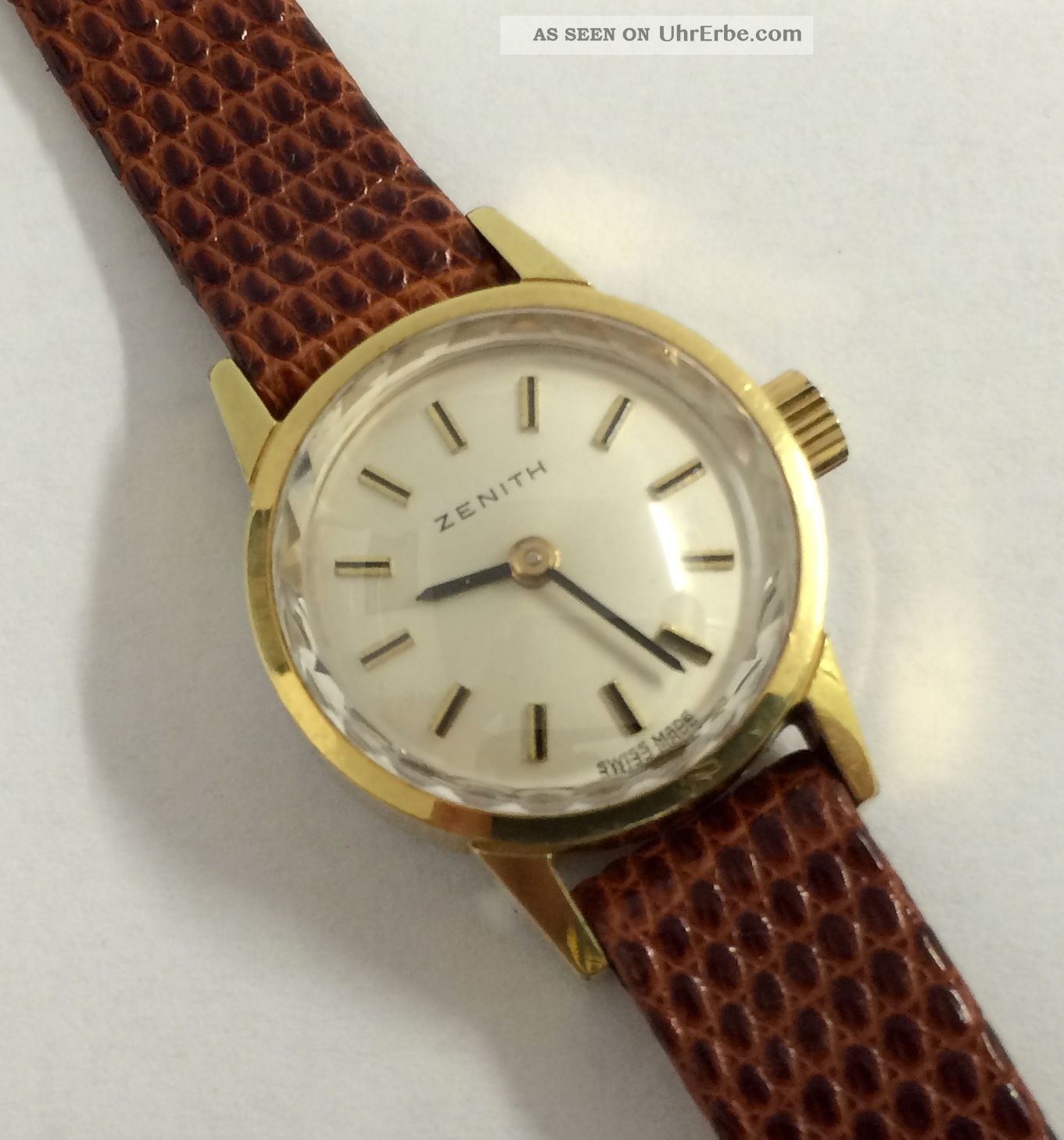 Schöne Zenith Handaufzug Damen Armbanduhr,  Cal.  1730. Armbanduhren Bild