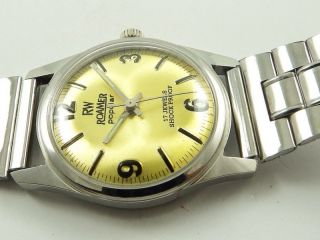 Roamer Swiss Armbanduhr Handaufzug Mechanisch Vintage Sammleruhr 144 Bild