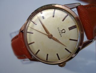 Vintage 1965 Omega Gold Plated 17 Jewels Watch Cal.  601 Bild