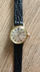 Omega Armbanduhr Handaufzug Damen Vergoldet Edel Klassisch Armbanduhren Bild 2