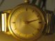 Junghans 17 Jewels,  Herrenarmbanduhr Vergoldet,  50er Jahre Mit Fixo - Flex - Band Armbanduhren Bild 1