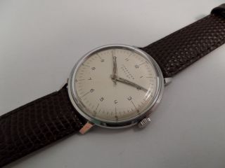 Vintage Junghans Max Bill Kal.  85 Feinregulierung Herrenuhr Armbanduhr Bild