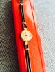 Sehr Schöne Vergoldete Glashütte Damenuhr Armbanduhren Bild 2