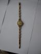 Zentra,  Damen,  Armbanduhr,  Handaufzug,  Vergoldet,  Zifferblatt Guillochiert,  30er Jahre Armbanduhren Bild 4