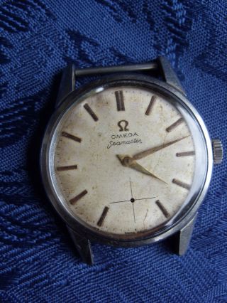 Antike Omega Seamaster Von 1961/1962 Armbanduhr Mit Handaufzug Bild