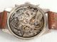 Seltener Philip Watch Chronograph,  Schaltradwerk,  1950er Jahre Armbanduhren Bild 8