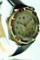 Generalski,  Vostok,  Russische MilitÄruhr,  Armbanduhr,  Sowjetstern Motiv Armbanduhren Bild 2