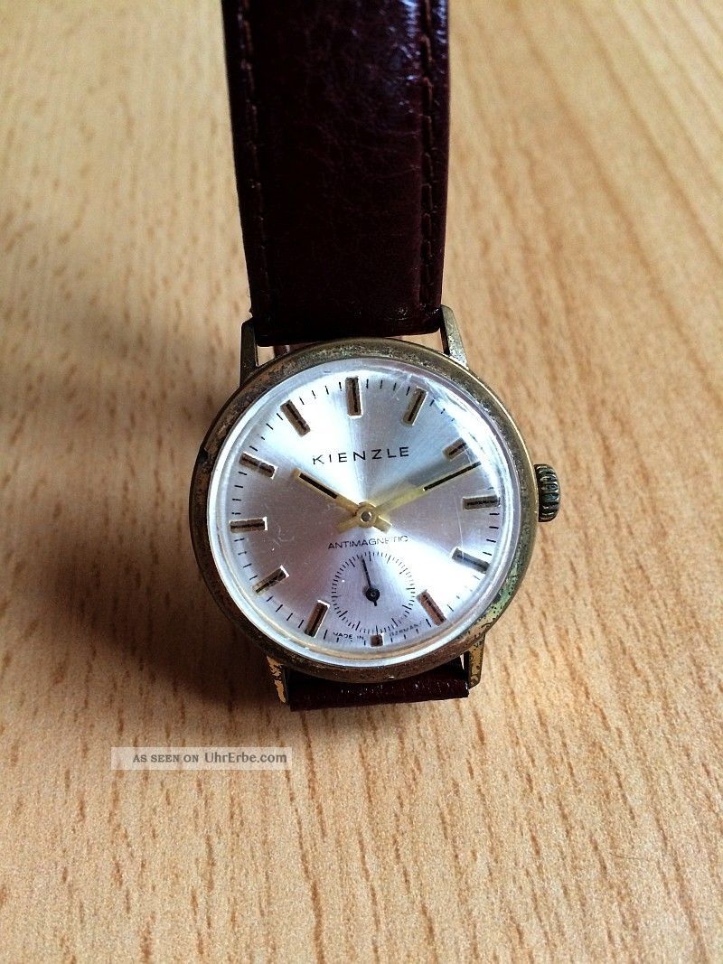 Schöne Alte Kienzle Herrenarmbanduhr,  Mechanisch,  Handaufzug,  Antimagnetic Armbanduhren Bild