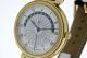 Jacques Lemans World Timer 18kt.  Gold Ref.  1030 Automatik Limited Edition 300stk Armbanduhren Bild 1