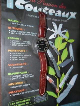 Alte Bwc Swiss Incabloc Uhr Armbanduhr Handaufzug Lederarmband Bild