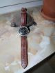 Alte Bwc Swiss Incabloc Uhr Armbanduhr Handaufzug Lederarmband Armbanduhren Bild 2