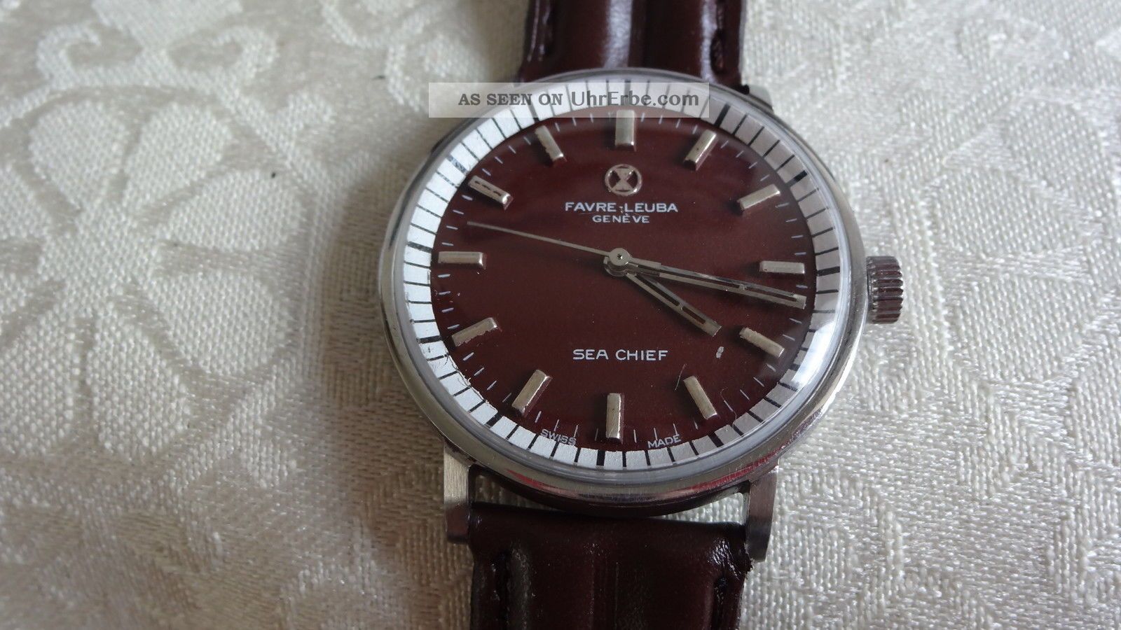 Favre Leuba Geneve Sea Chief Handaufzug,  Manufakturwerk Fl Kal.  253 Armbanduhren Bild