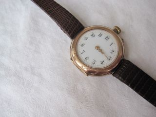 Antike Damen Armbanduhr - Echtes Armband Bild