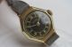 Zentra Damenarmbanduhr 585er Gg - Gehäuse Schwarzes Zifferblatt 1930er Jahre Top Armbanduhren Bild 1