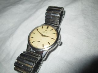 Alte Mechanische Armbanduhr Uhr Vintage Omega Seamaster Bild