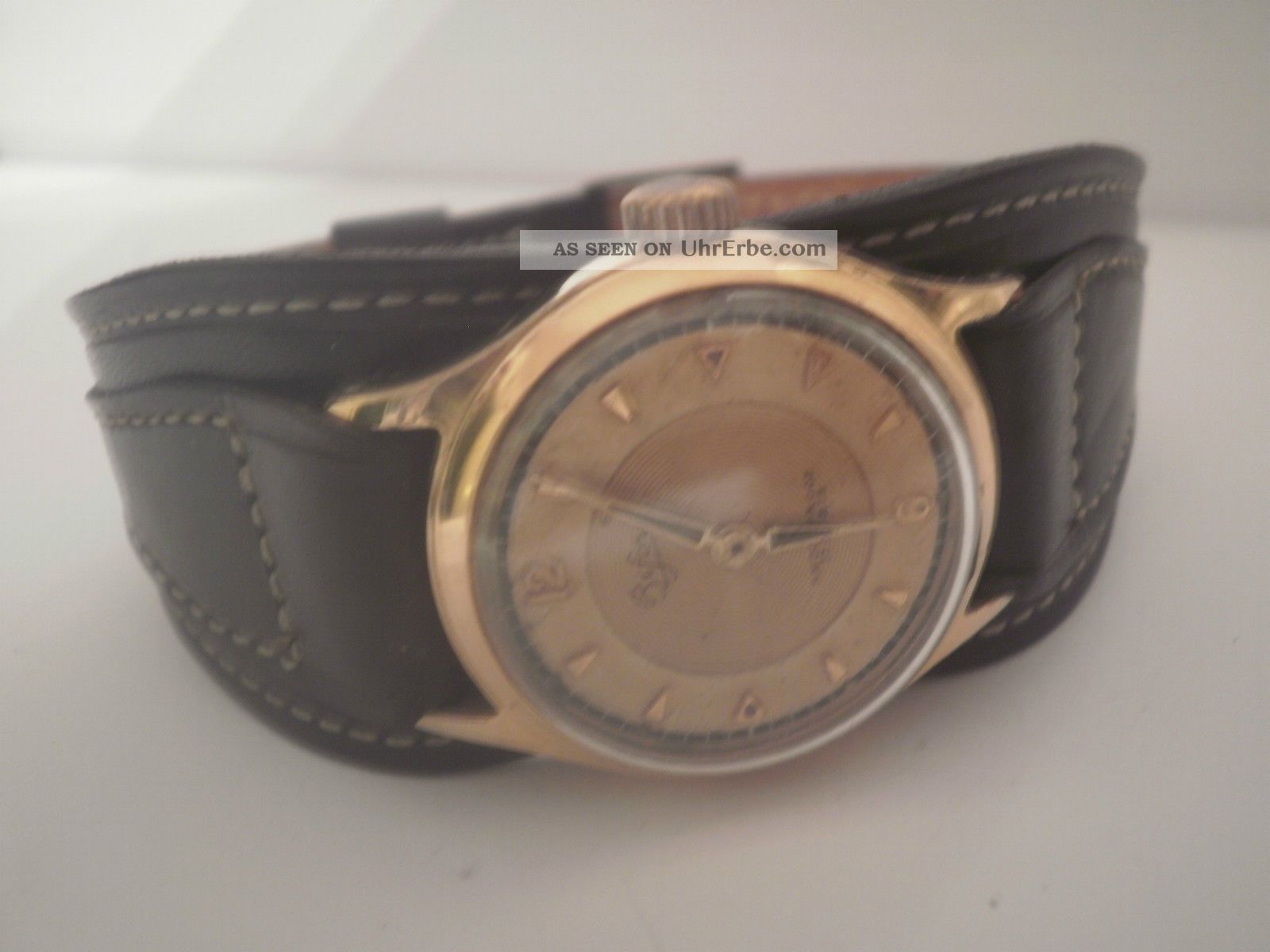 Rar Alte Mechanische Bifora Herrenuhr 17 Rubis Neues Armband Armbanduhren Bild