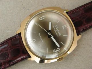 Glashütte Spezimatic Armbanduhr Vintage Watch Hau Uhr Automatic 26 Rubis Bild