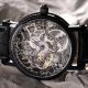 Yves Camani Jules Herrenuhr Handaufzug Skelett Edelstahl Schwarz B - Ware Armbanduhren Bild 1