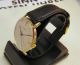 Schöne Große Hau Junghans,  60er Jahre,  Handaufzug,  Gelbgold - Double/edelstahl Armbanduhren Bild 1
