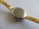 Bezaubernde Dugena Damen Armbanduhr Schweiz Mechanisch Gold Läuft Armbanduhren Bild 5
