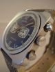 Vintage Mechanischer Chronograph Handaufzug Armbanduhr Herrenuhr Monaco Near Nos Armbanduhren Bild 2