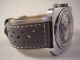 Vintage Mechanischer Chronograph Handaufzug Armbanduhr Herrenuhr Monaco Near Nos Armbanduhren Bild 4