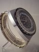 Vintage Tempic Worldtimer Armbanduhr Herrenuhr Fliegeruhr Taucheruhr 70er Jahre Armbanduhren Bild 2