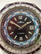 Vintage Tempic Worldtimer Armbanduhr Herrenuhr Fliegeruhr Taucheruhr 70er Jahre Armbanduhren Bild 3