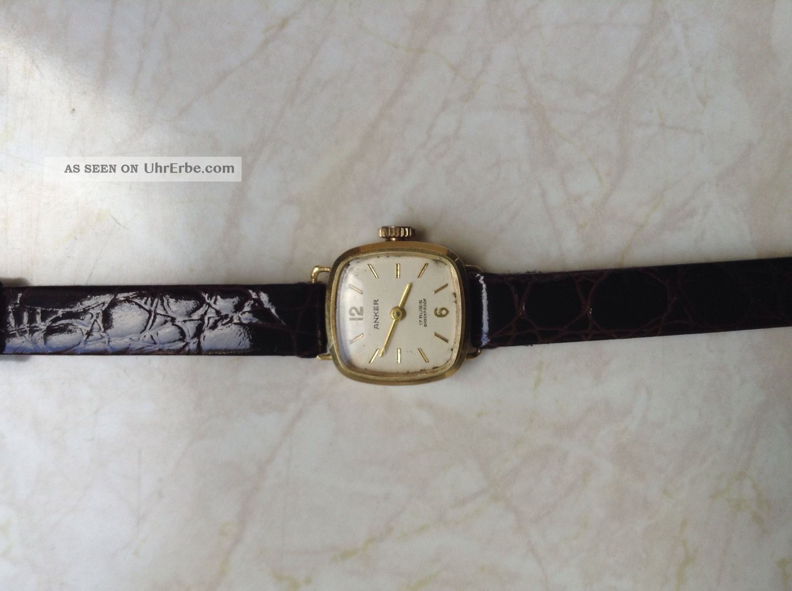 Damenarmbanduhr,  585 Gold Armbanduhren Bild