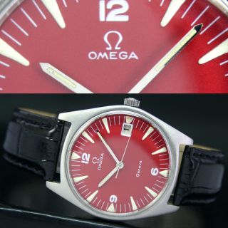 1969s Vintage Omega Seamaster Datum Handaufzug Stahl Herren Uhr Watch Cal.  613 Bild
