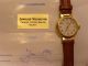 Glashütte Dau Uhr Gold Handaufzug & Papiere 1995 Glashutte Ladies Watch Armbanduhren Bild 4