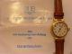 Glashütte Dau Uhr Gold Handaufzug & Papiere 1995 Glashutte Ladies Watch Armbanduhren Bild 5