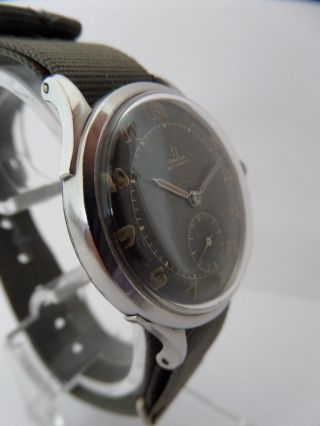 Omega Military Militäruhr Automatic Alte Armbanduhr Old Mens Wrist Watch Antique Bild